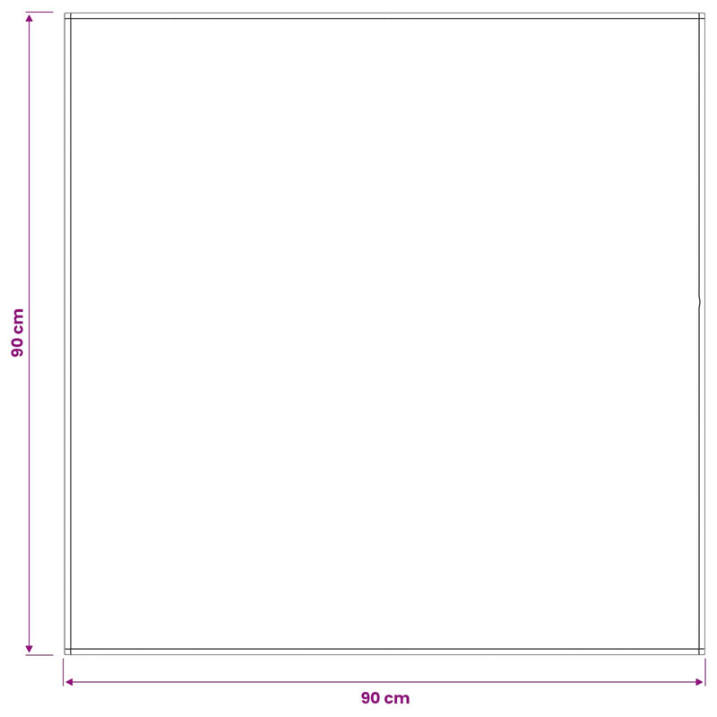  Table Cloth Plain Polyester Cover Fabric Tablecloth Kitchen Dining for, 90 cm L, Cream White, 5