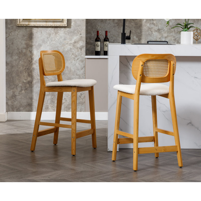 Aliysha Upholstered Counter Stool