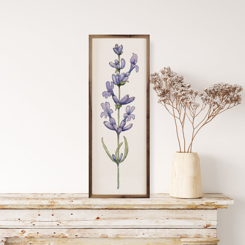 Lavender Stem, 36" H x 12" W