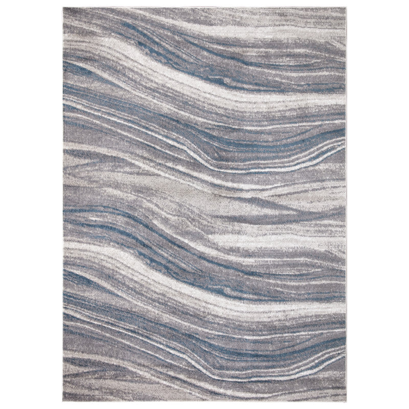 Perkinsville Striped Indoor Rug, Rectangle 5'3" x 7'3"
