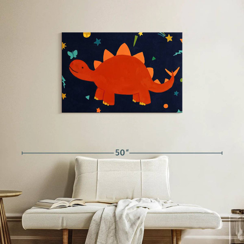 Brampt Starry Dinos I, 24" H x 36" W