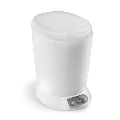 simplehuman 1.6gal Compact Step-On Can