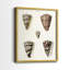 Cone Shell Collection III - reproduction encadrée de qualité supérieure - prête à être accrochée - aucun clou requis - aucun clou requis-120705273-120705275