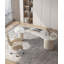 Bureau ovale en faux marbre-109870372