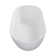 68.9"L x 29.5"W x 21.7"H Solid Surface Freestanding Oval Tub with Overflow and Drain