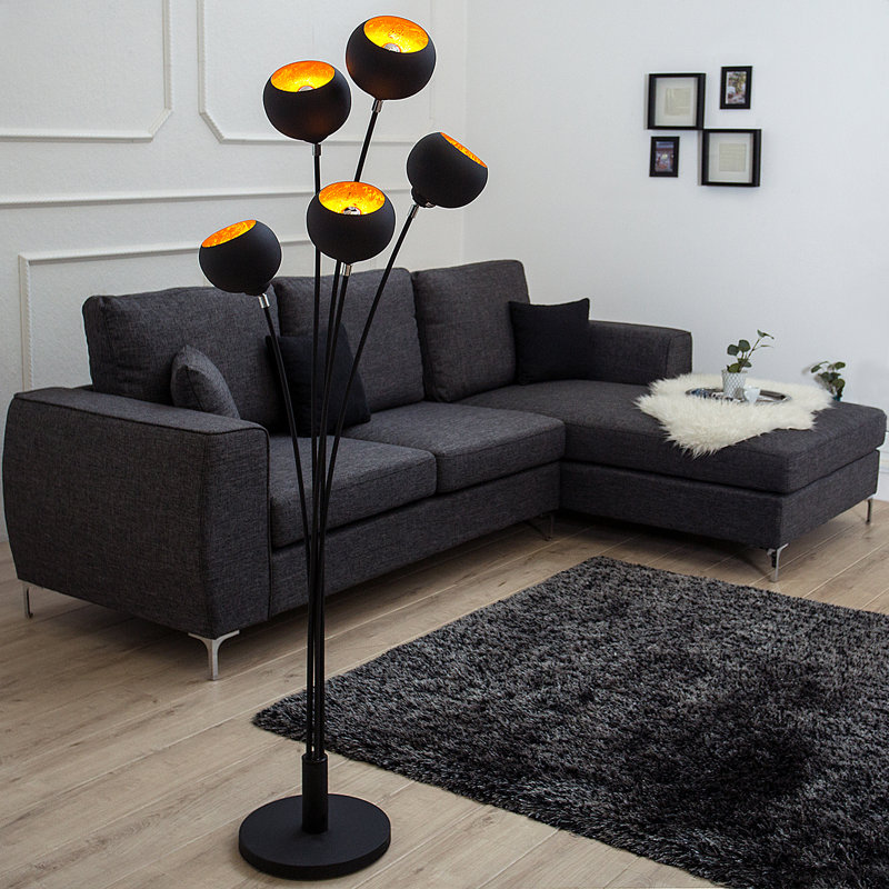 Fiedler 170cm Black Novelty Floor Lamp
