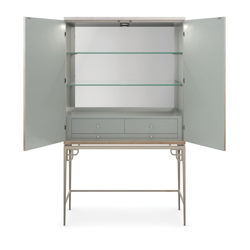 Solid Wood Bar Cabinet