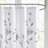 Floral Printed Burnout Shower Curtain