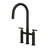 Bridge Kitchen Faucet with Hidden Pull Down Sprayer-121259921