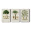Arbre antique avec fruit - toile tendue sur mesure - 3 pièces-968680417