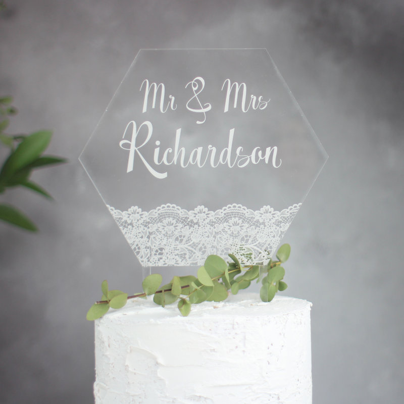 Cake Topper, Mr & Mr , Yes