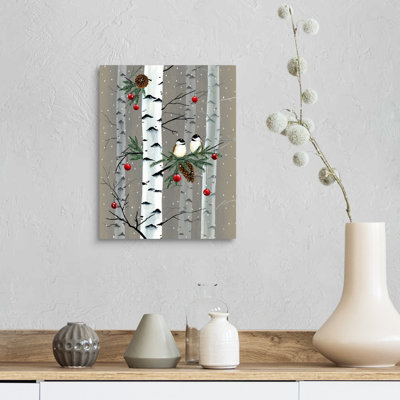 " Birch Birds I " by Grace Popp Painting Print