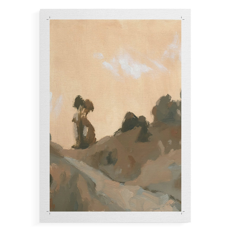 Hillside Walking Path VI -Canvas Print Only - NOT FRAMED