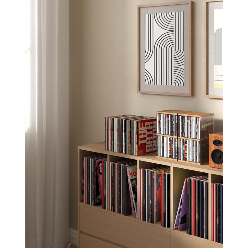 Panneau de rangement en CDF de 4 po et 10 po pour CD