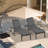 Wolak Outdoor Aluminum Foldable Chaise Lounge Set With Adaptable Backrest (Single Chair)-1602953164