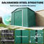 Outsunny 7 x 4ft Metal Garden Shed Waterproof with Vents Apex Roof-17873831