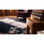 Tapis chinois noir antique Artistic Art Deco