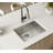 Cantrio KSS-2318-0 23 inch 18-Gauge 304 Stainless Steel Undermount Kitchen Sink
