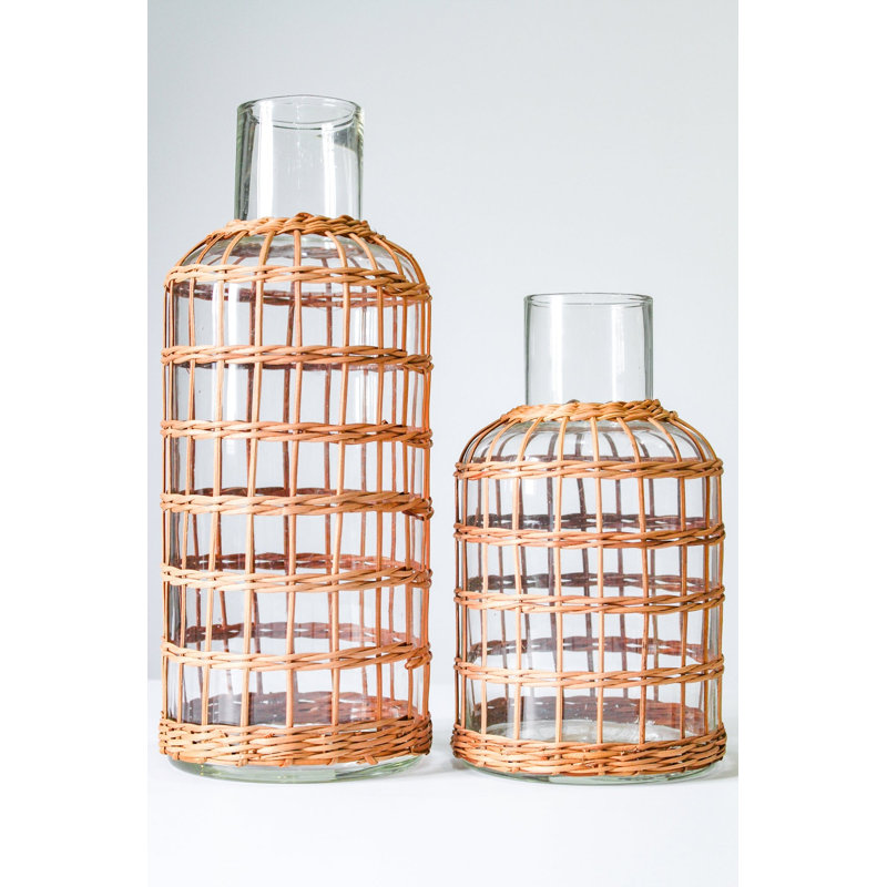 Seagrass Rattan M. Vase