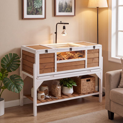 Habitat pour tortues en bois LAUSAINT Home