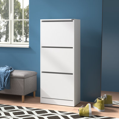 Breit 15 Pair Flip Down Storage Cabinet