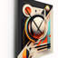 Horloge murale en aluminium Retro Elementary Geometrics IV-98962926