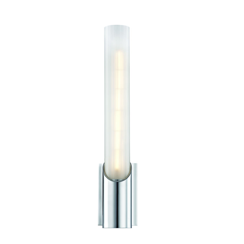 Pylon 1 Light LED Flush Mount, Polished Chrome