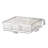 Food Serving Tray Storage Box with Hidden Handle 12 Grids Design Large Capacity Good Sealing