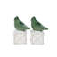 Berry & Thread Bird Topiary Candlestick Set/2 - Multi