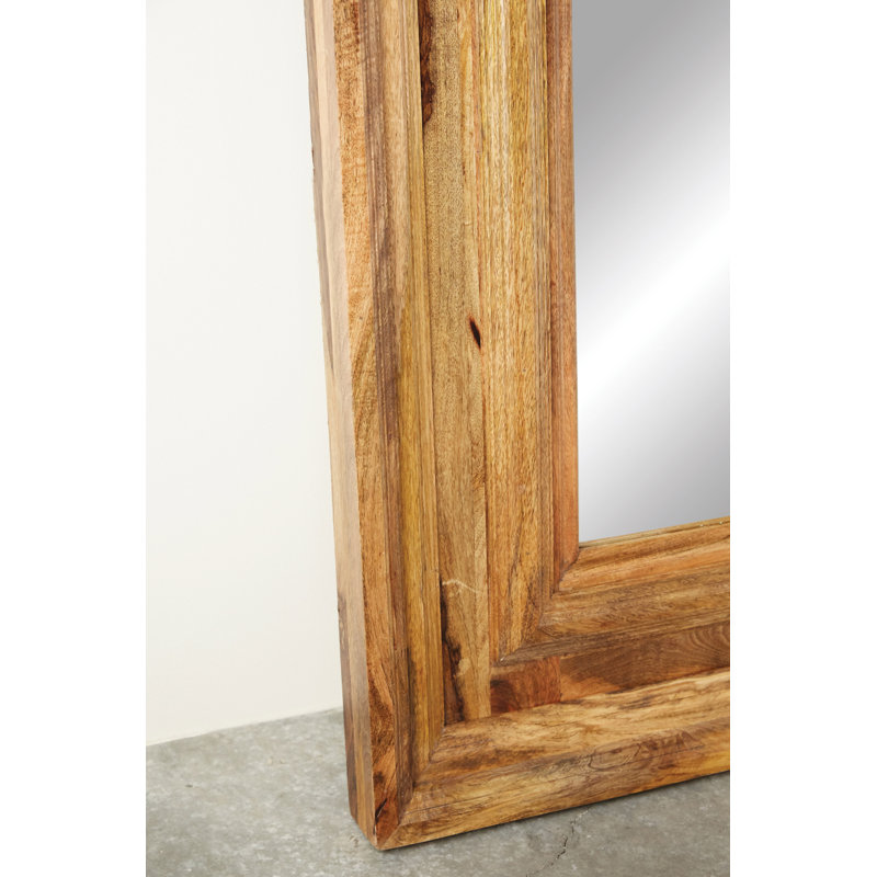 Rectangle Wood Framed Wall Mirror
