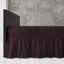 Premium Cotton Blend Plain Dyed Valance Sheet | Soft Durable and Breathable Luxury Bed Sheet for Ultimate Comfort-35991538-35991548
