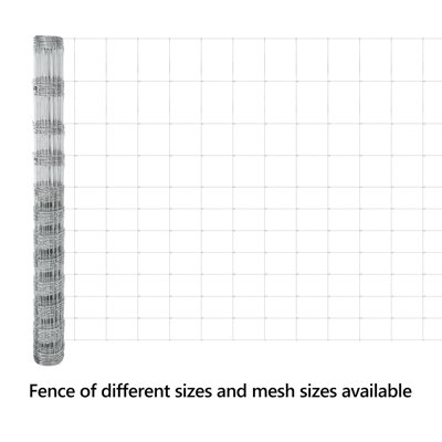 Vidaxl Field Fence Galvanised Steel