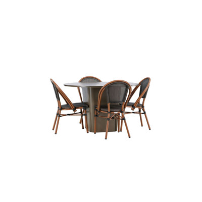 Waterford 4 - Person Patio Dining Set Round Table