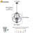 4-light Farmhouse Globe Penant Light