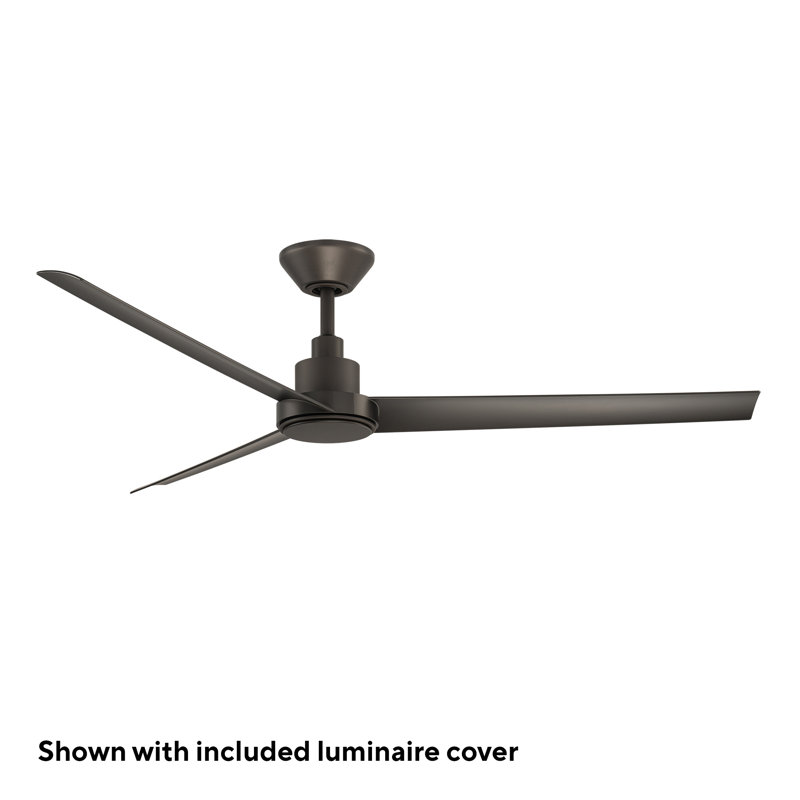 Bolo 3-Blade Smart Ceiling Fan With 2700K-3000K-4000K-5000K Selectable LED Light Kit and Remote Control Included, Works With Alexa and iOS or Android App