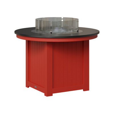 Berlin Gardens Donoma 44″ Round Dining Fire Pit Table