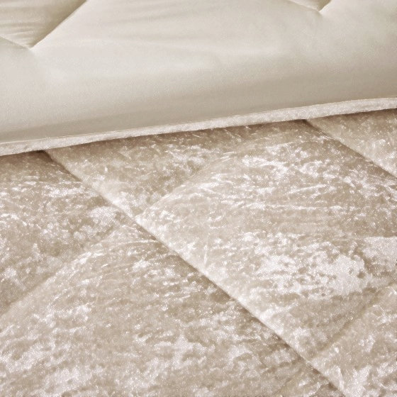 Ensemble de couette matelassée en velours à losanges, taille simple/simple XL, Twin/Twin XL Comforter + 2 Shams