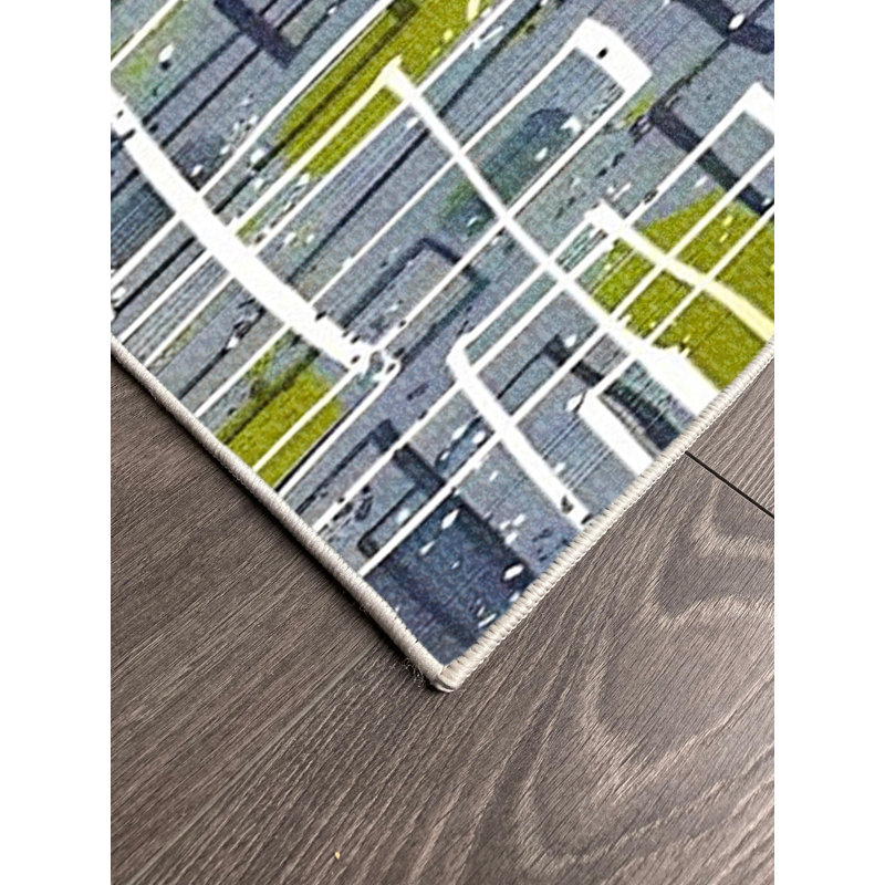 Tapis en coton Jamya, Tapis de couloir 3 pi 3 po x 8 pi 2 po