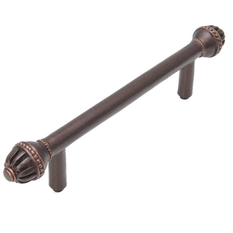 Poignée cage de cricket, Bronze frotté à l'huile, 4"