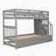 Stairwayover- Bunk Bed With  Trundle  Bedroomdormadults Old Sku: LPAAE-483755795