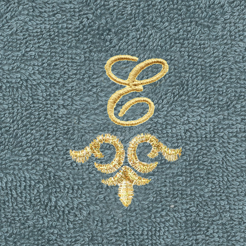 Ensemble de serviettes 100% lin Linica, E, Paquet de 2 débarbouillettes, Sarcelle