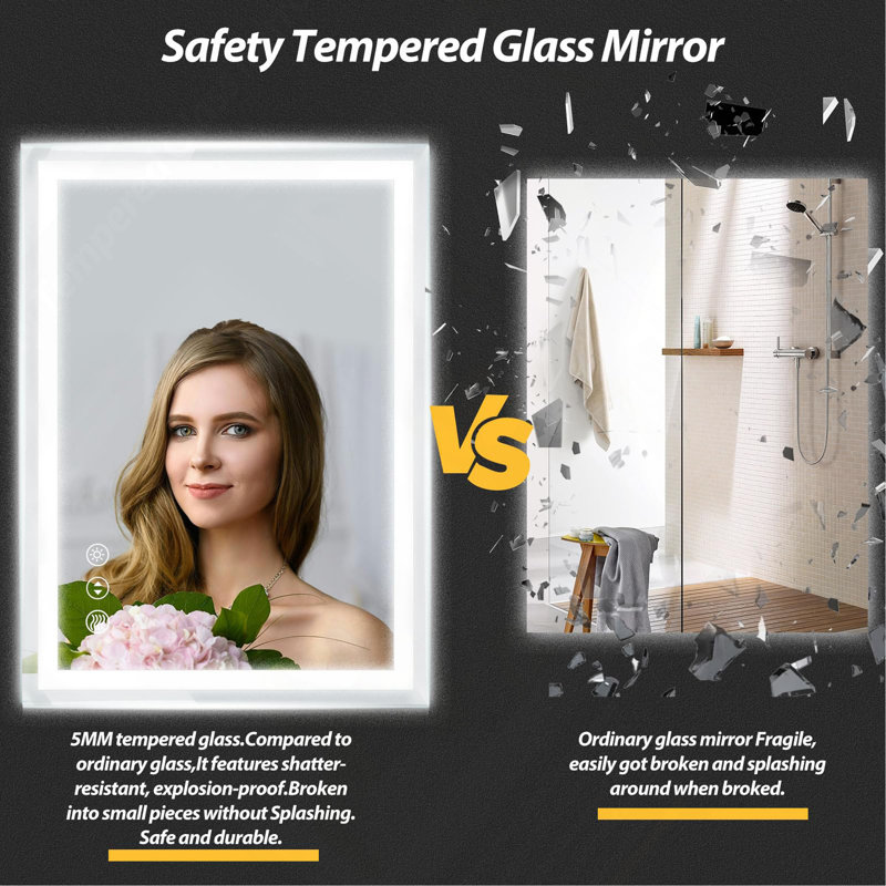 Miroir de salle de bain DEL
