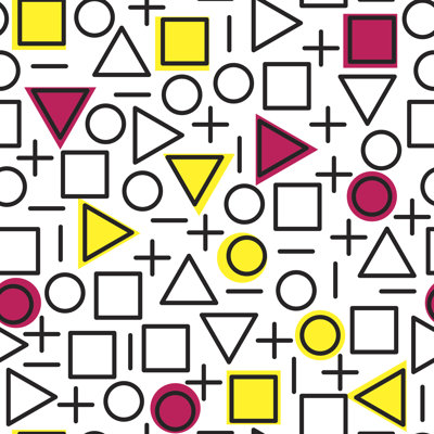 Millste Geometric Pattern by Softulka - Wrapped Canvas Print