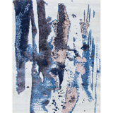 Wool Abstract Area Rug