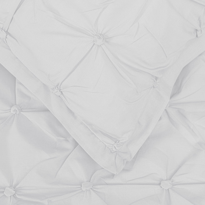 Bedding, Super King Duvet Cover + 2 Standard Pillowcases, White