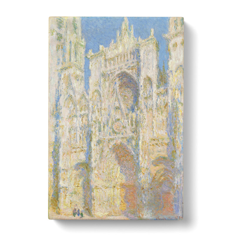 Rouen Cathedral Vol.2 by Claude Monet - Wrapped Canvas Painting, 76cm H x 50cm W x 3cm D