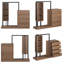 Garde-robe 4 tiroirs et 3 tablettes-105402185