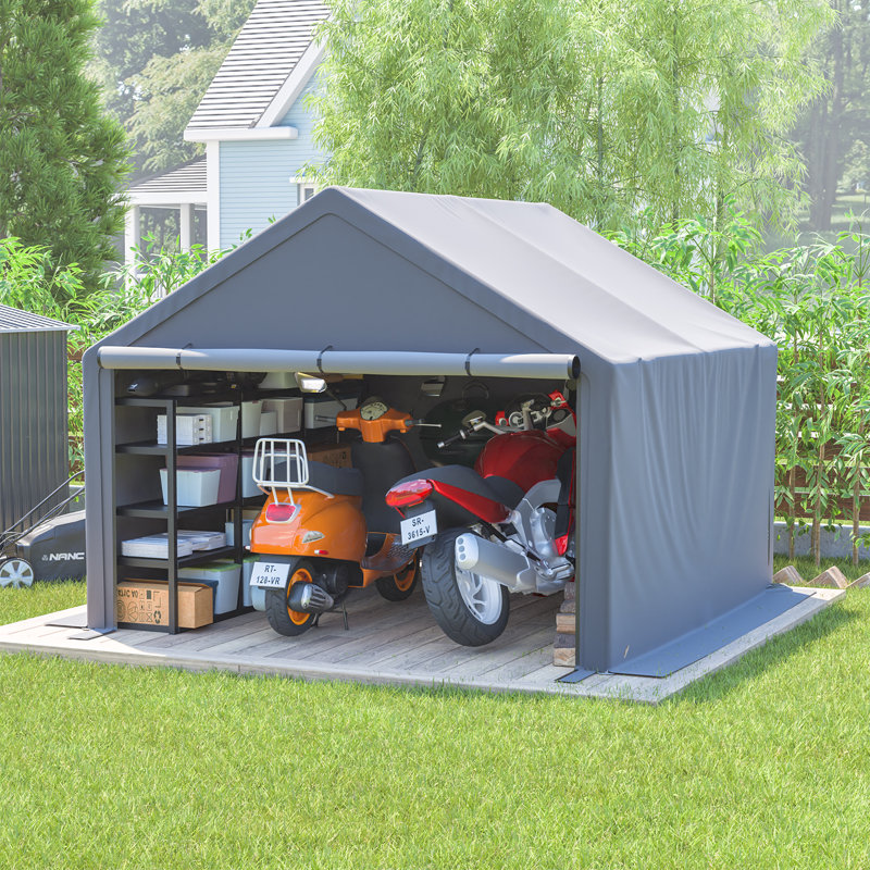 Abri de jardin de 3 x 3 m avec bâche imperméable et résistante aux UV