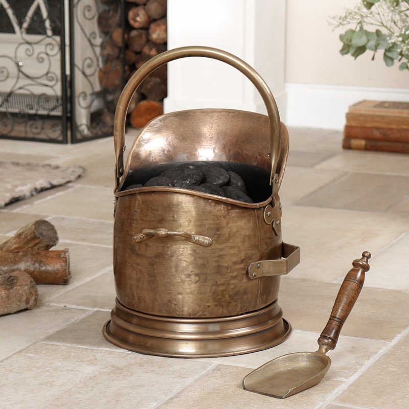 Brass Fireplace Tool Set
