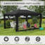 Britnay 3.95m x 2.95m Metal Canopy
